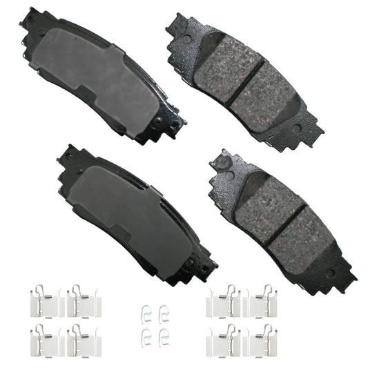 Akebono Brake Corporation Brake Pads - ProAct Ultra-Premium - Rear - Lexus / Toyota 2015-20 - Set of 4