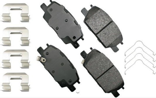 Akebono Brake Corporation Brake Pads - ProAct Ultra-Premium - Front - Hardware Included - Buick LaCrosse / Regal