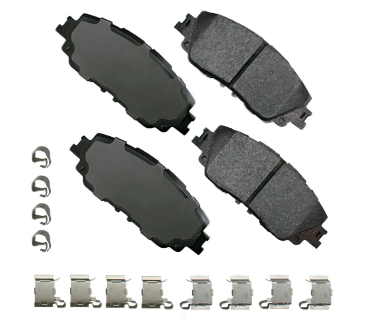 Akebono Brake Corporation Brake Pads - ProAct Ultra-Premium - Front - Hardware Included - Various Toyota / Lexus