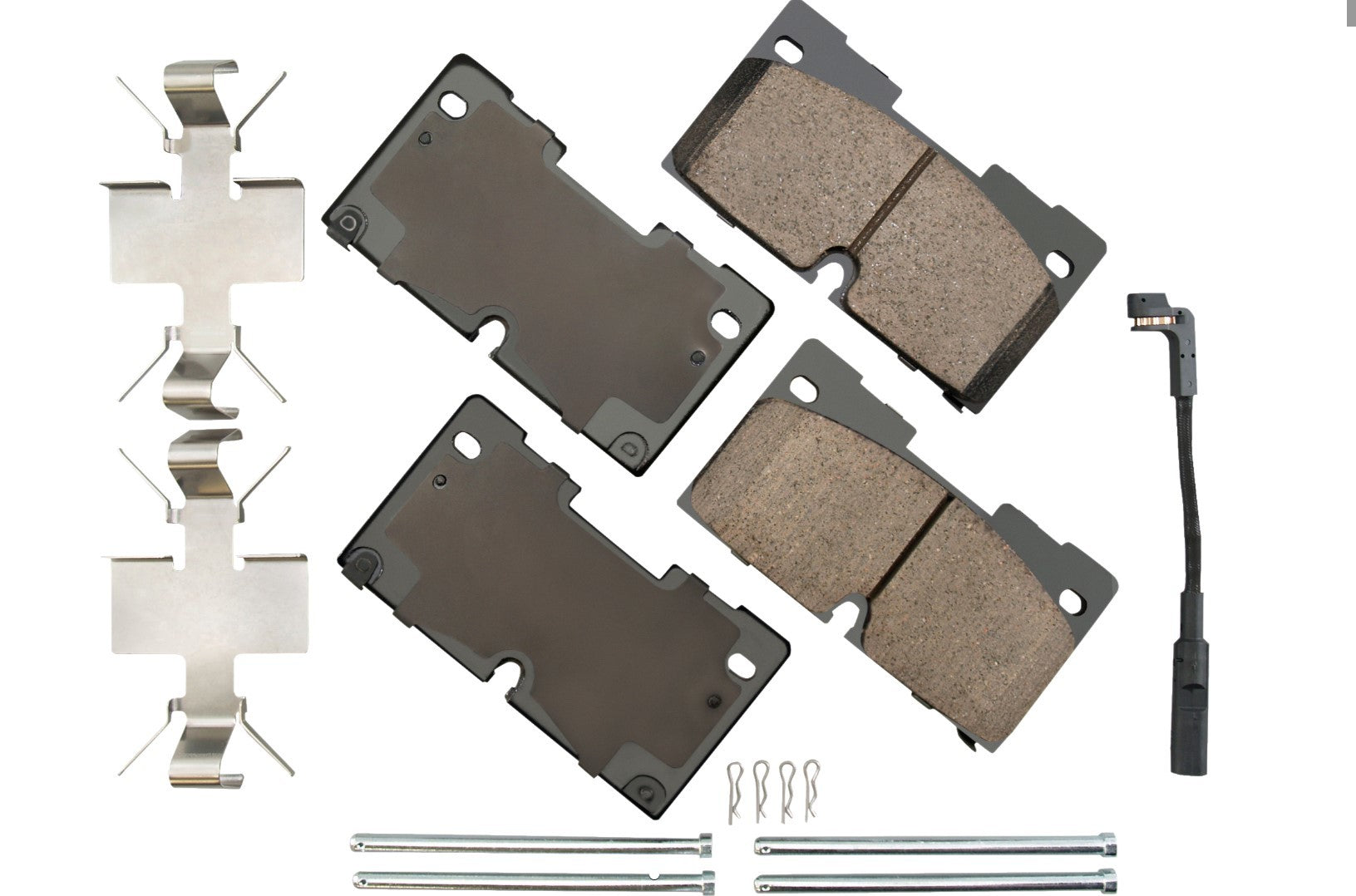 Akebono Brake Corporation Brake Pads - ProAct Ultra-Premium - Front - Hardware Included - GM Fullsize SUV / Truck