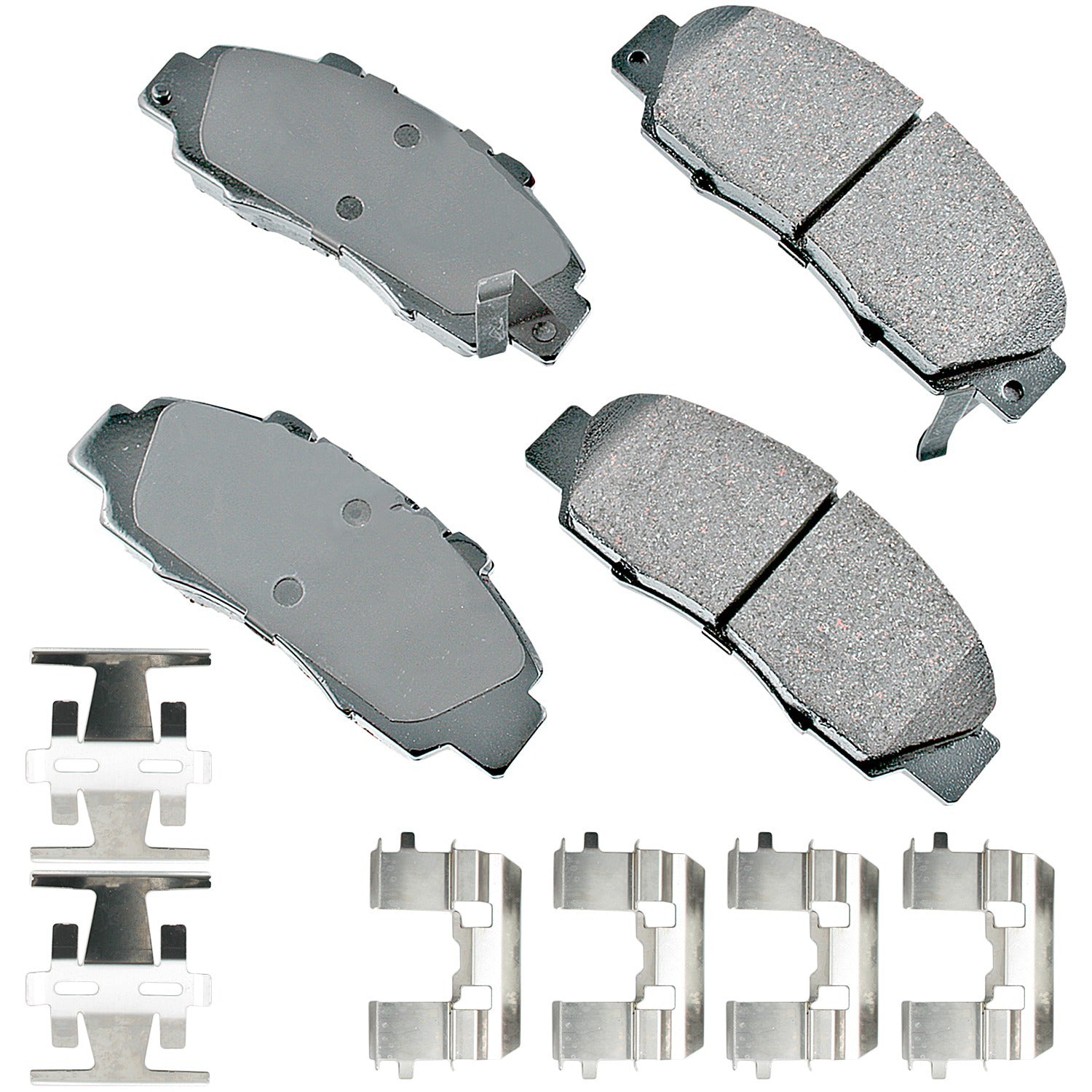Akebono Brake Corporation Brake Pads - ProAct Ultra-Premium - Front - Acura CL 1997-99 / Integra 1997-2001 - Set of 4