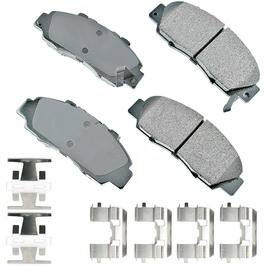 Akebono Brake Corporation Brake Pads - ProAct Ultra-Premium - Front - Acura CL 1997-99 / Integra 1997-2001 - Set of 4
