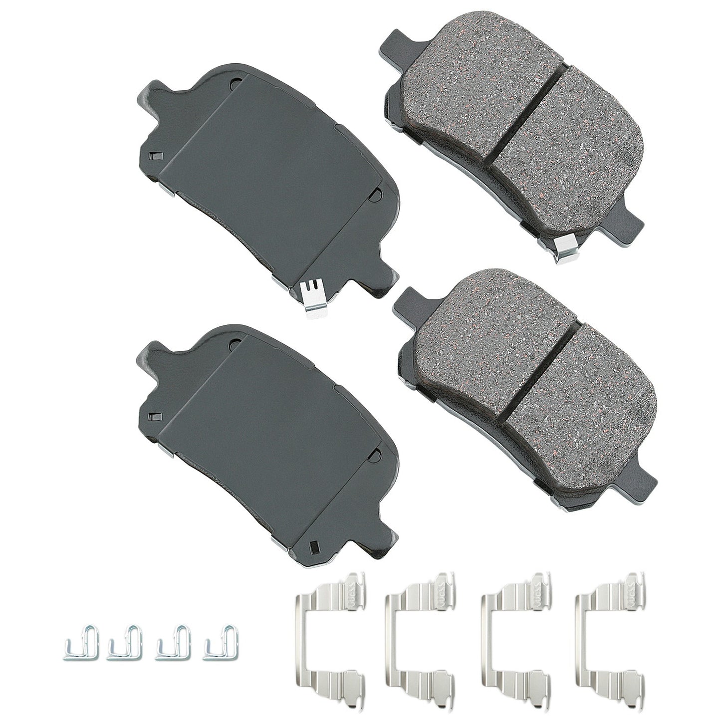 Akebono Brake Corporation Brake Pads - ProAct Ultra-Premium - Front - Lexus ES / RX 1997-2001 / Toyota Avalon