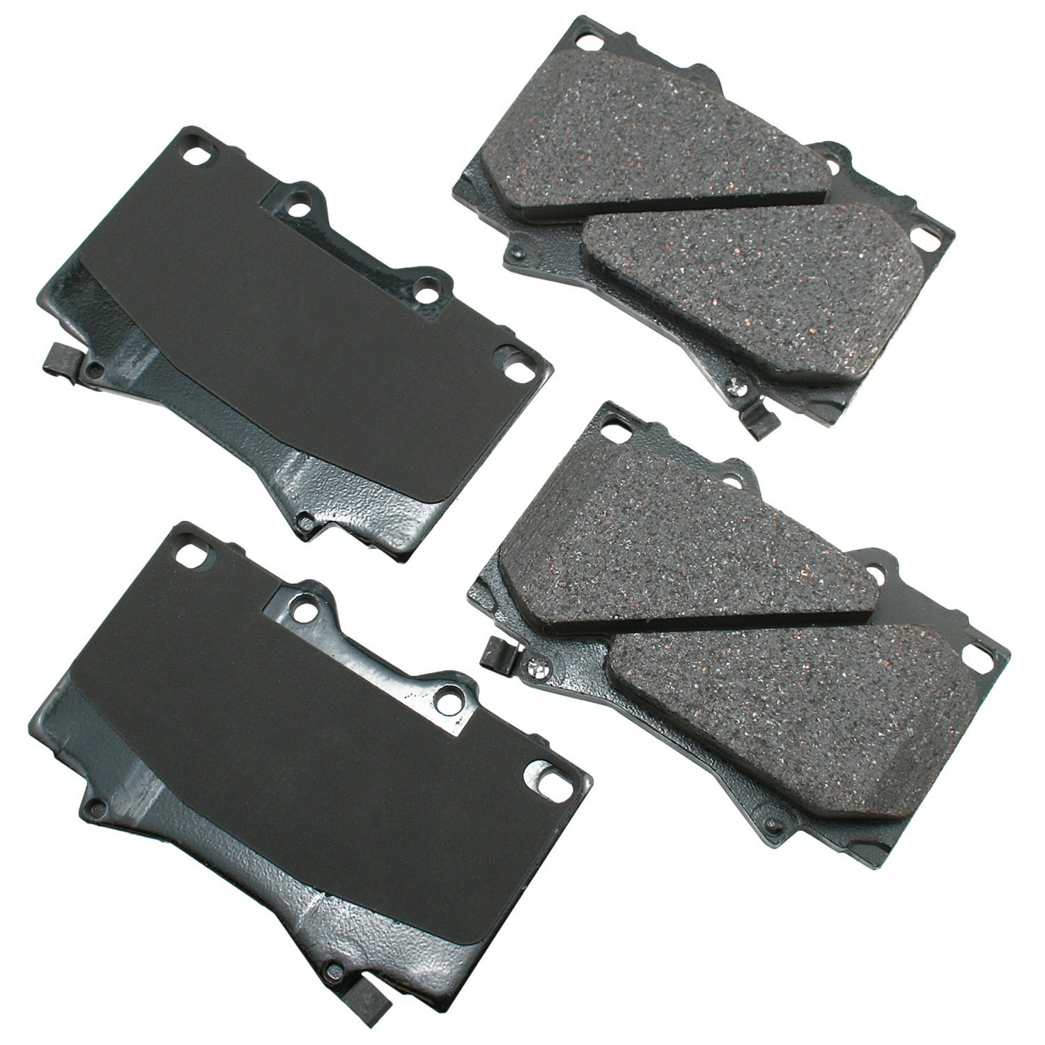 Akebono Brake Corporation Brake Pads - ProAct Ultra-Premium - Front - 17.4 mm Thick - Lexus / Toyota 1998-2007 - Set