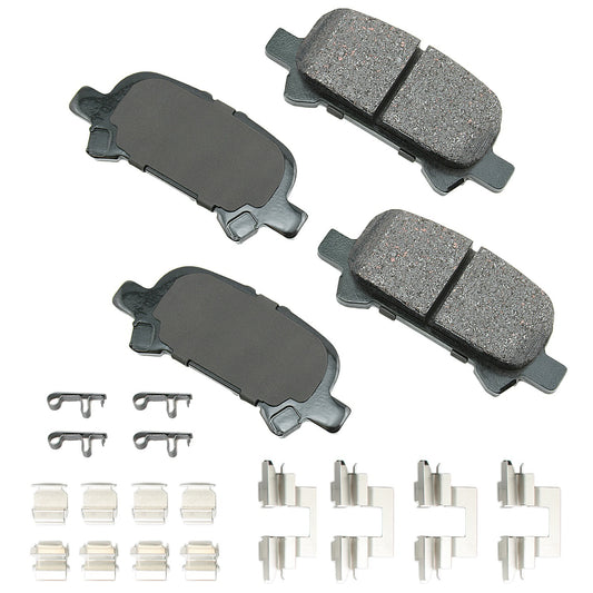 Akebono Brake Corporation Brake Pads - ProAct Ultra-Premium - Rear - Toyota Avalon / Camry Solara 2000-08 - Set of 4
