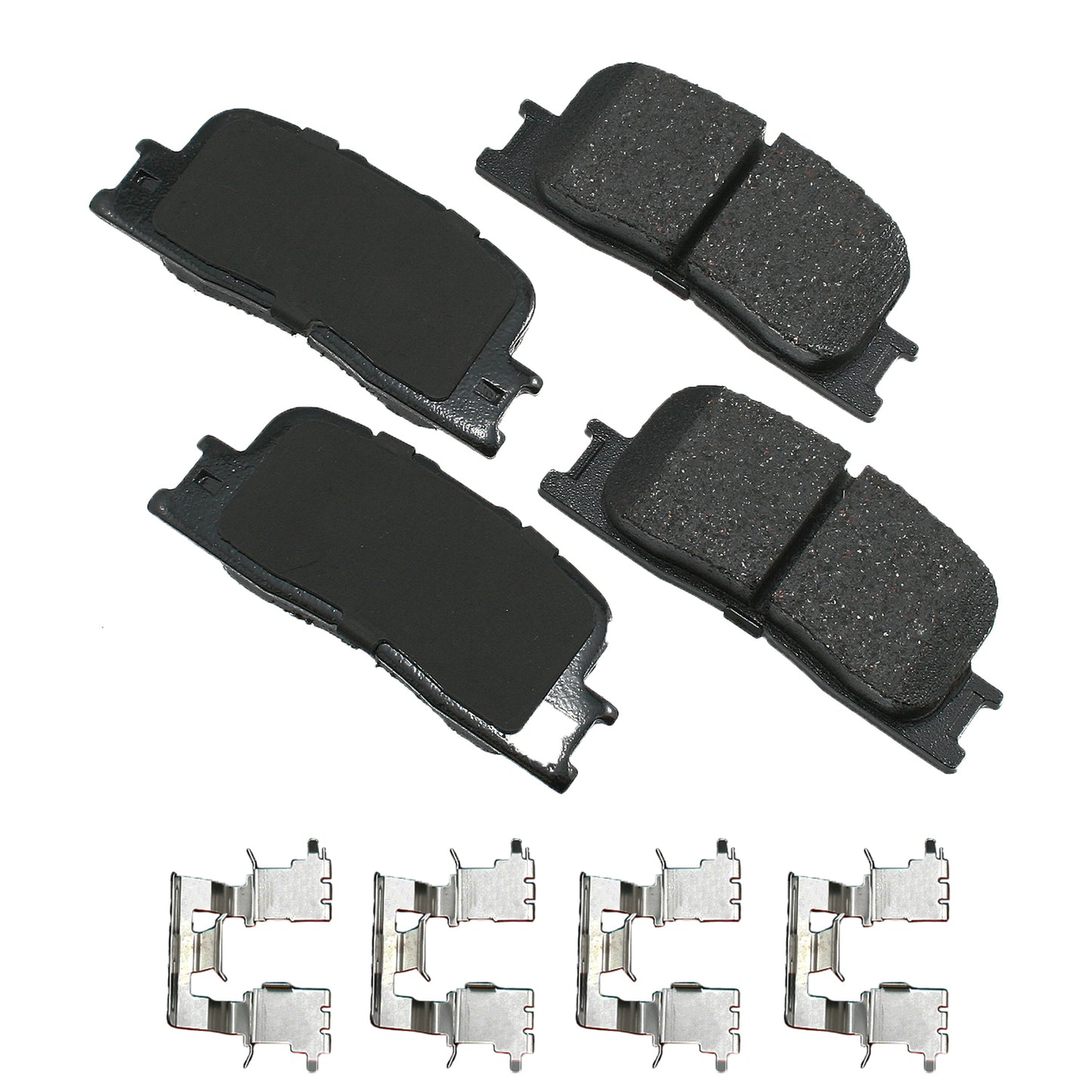 Akebono Brake Corporation Brake Pads - ProAct Ultra-Premium - Rear - Lexus ES 2002-06 / Toyota Camry 2002-06 - Set of 4