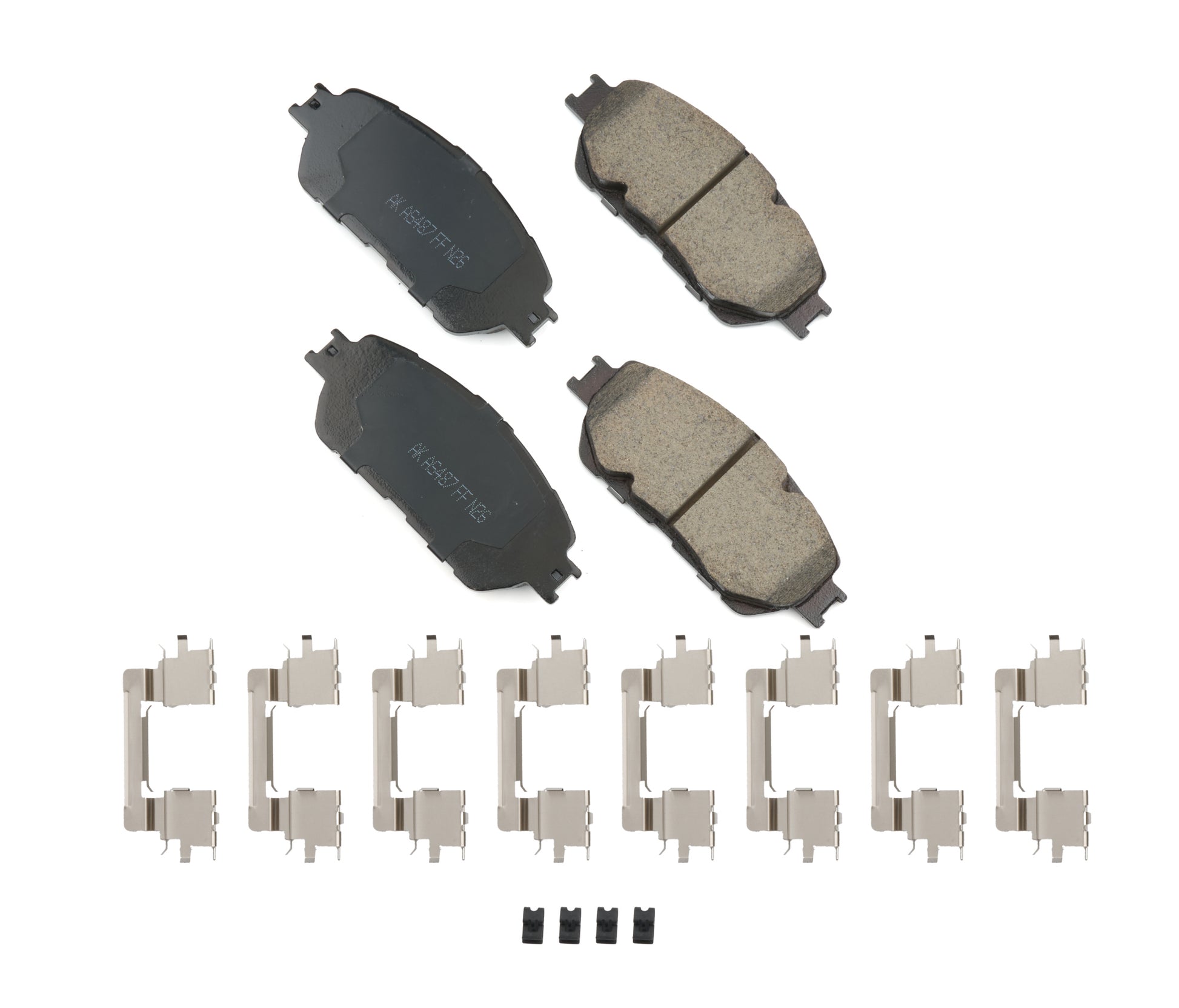 Akebono Brake Corporation Brake Pads - ProAct Ultra-Premium - Front - Lexus ES300 / ES330 2004-15 - Set of 4