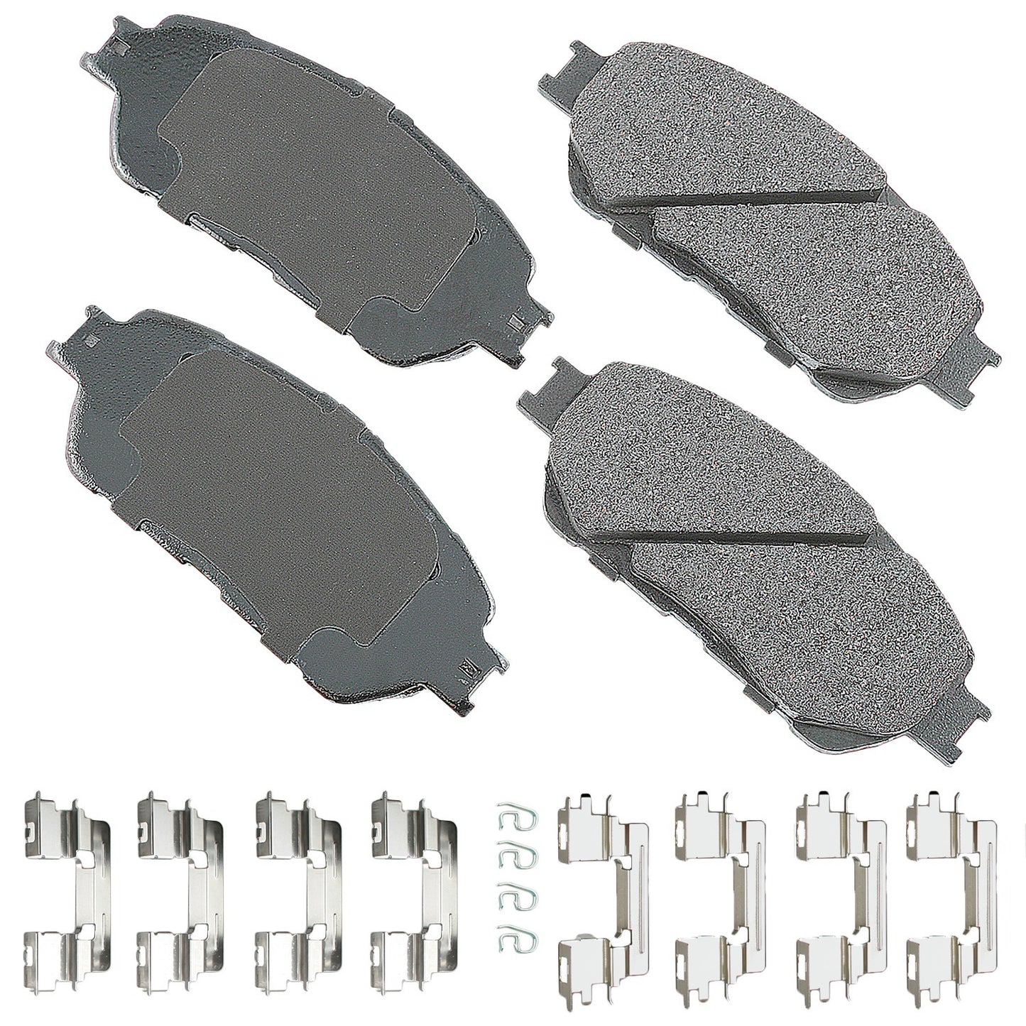 Akebono Brake Corporation Brake Pads - ProAct Ultra-Premium - Front - Lexus ES 2002-06 - Set of 4