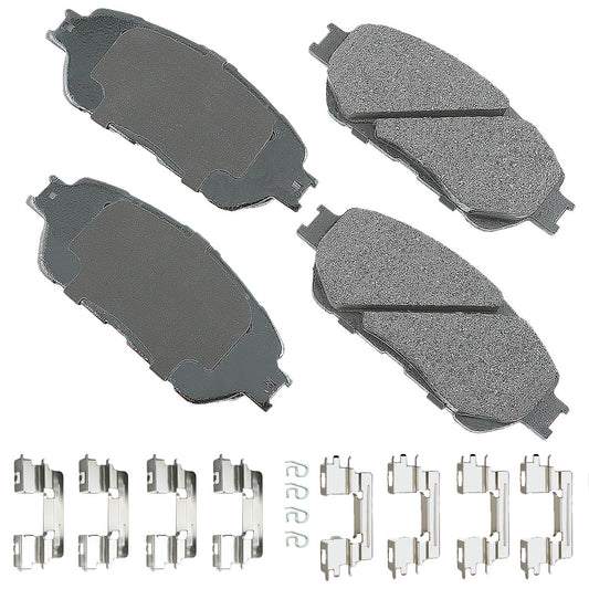 Akebono Brake Corporation Brake Pads - ProAct Ultra-Premium - Front - Lexus ES 2002-06 - Set of 4