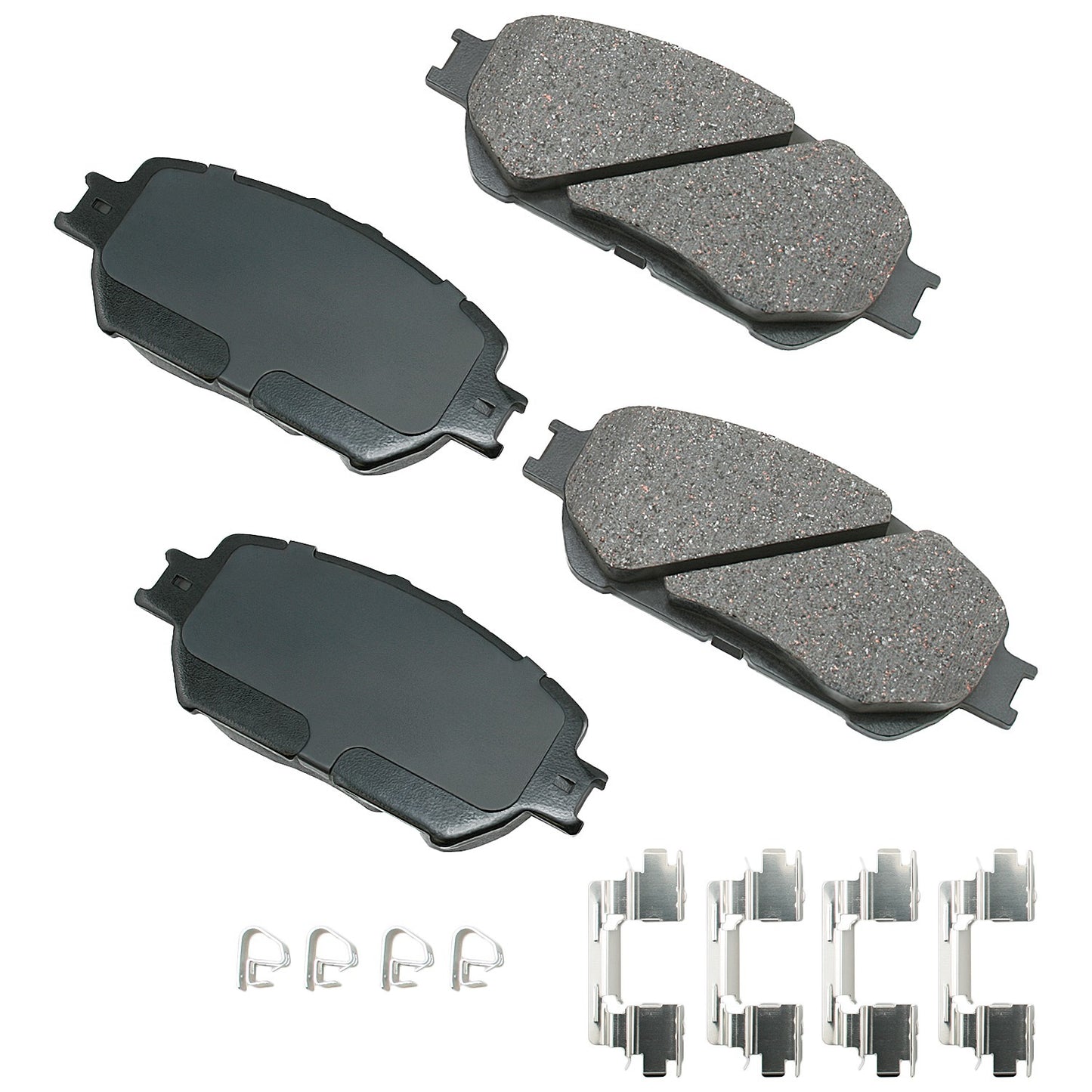 Akebono Brake Corporation Brake Pads - ProAct Ultra-Premium - Front - Toyota Camry 2002-06 - Set of 4