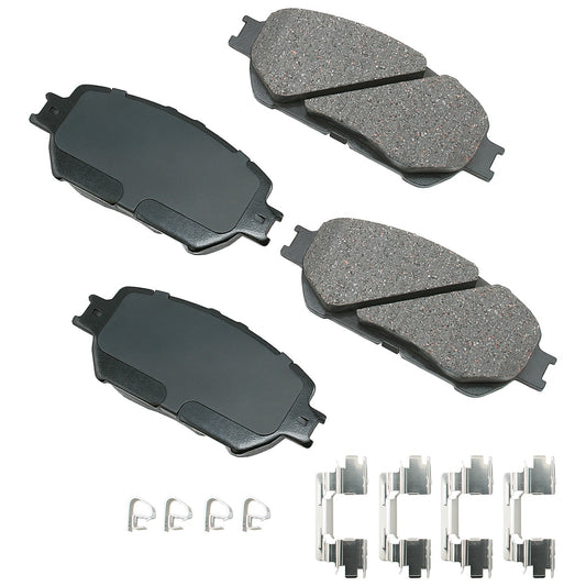Akebono Brake Corporation Brake Pads - ProAct Ultra-Premium - Front - Toyota Camry 2002-06 - Set of 4