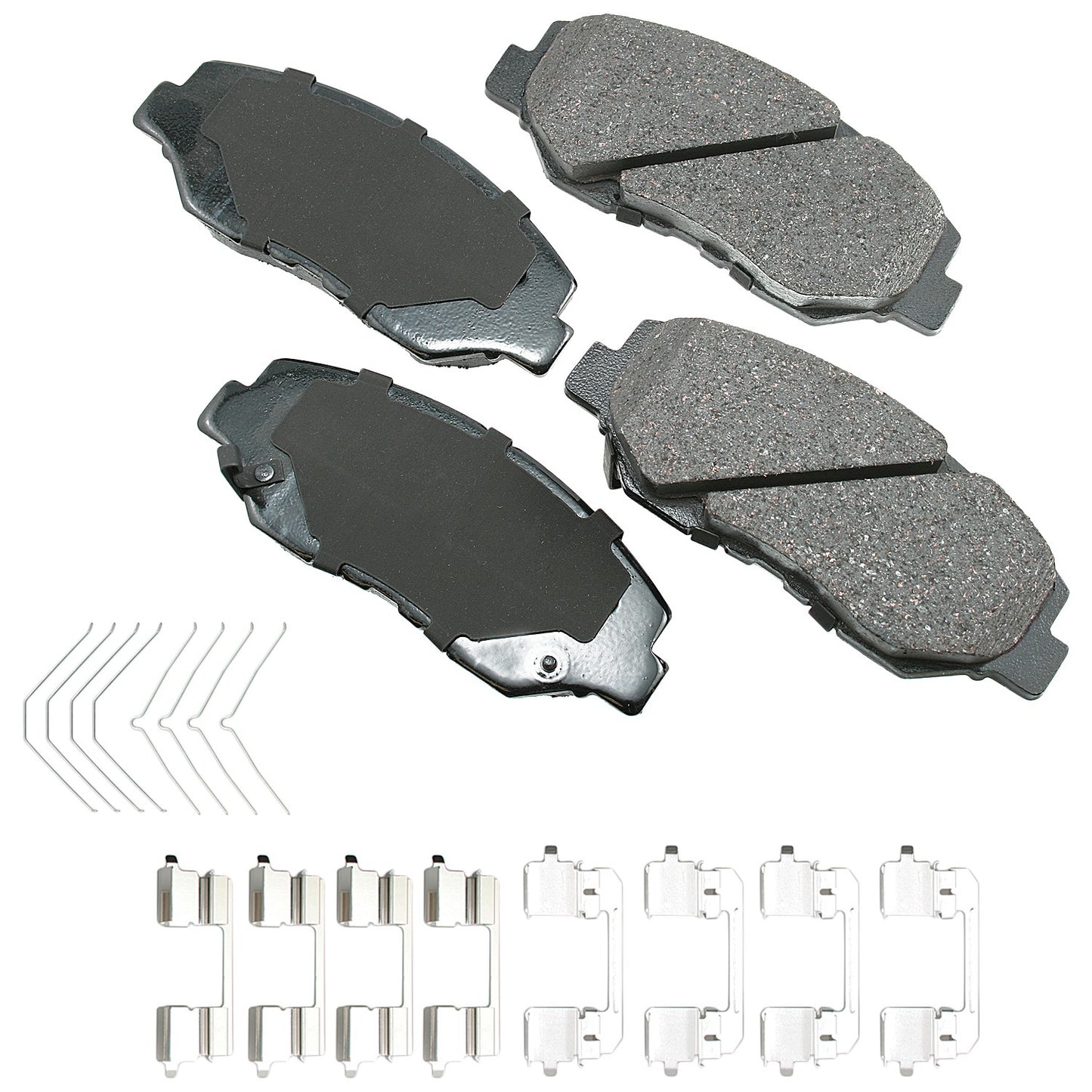 Akebono Brake Corporation Brake Pads - ProAct Ultra-Premium - Front - Acura / Honda 2002-17 - Set of 4