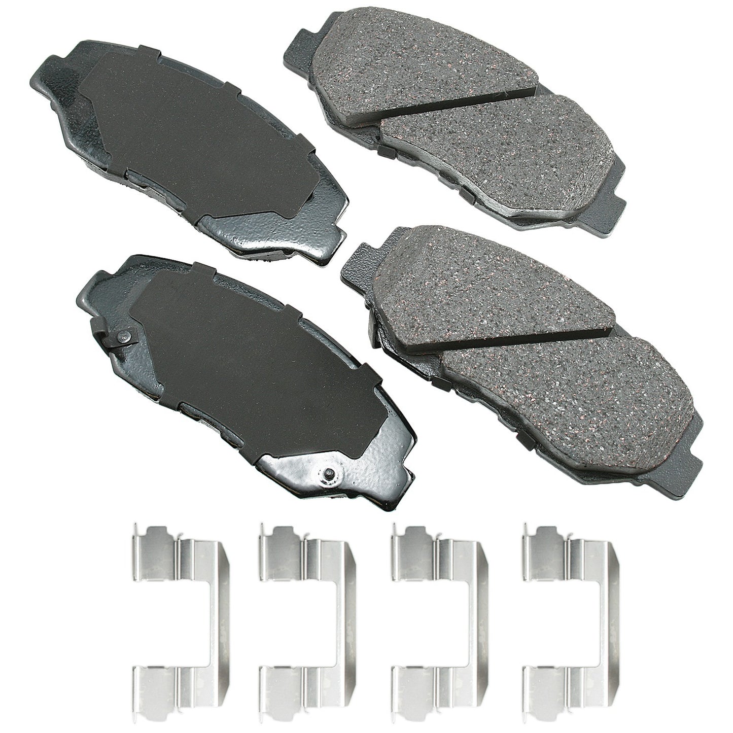 Akebono Brake Corporation Brake Pads - ProAct Ultra-Premium - Front - Honda Pilot 2003-08 - Set of 4