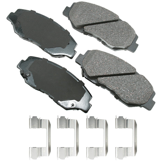Akebono Brake Corporation Brake Pads - ProAct Ultra-Premium - Front - Honda Pilot 2003-08 - Set of 4