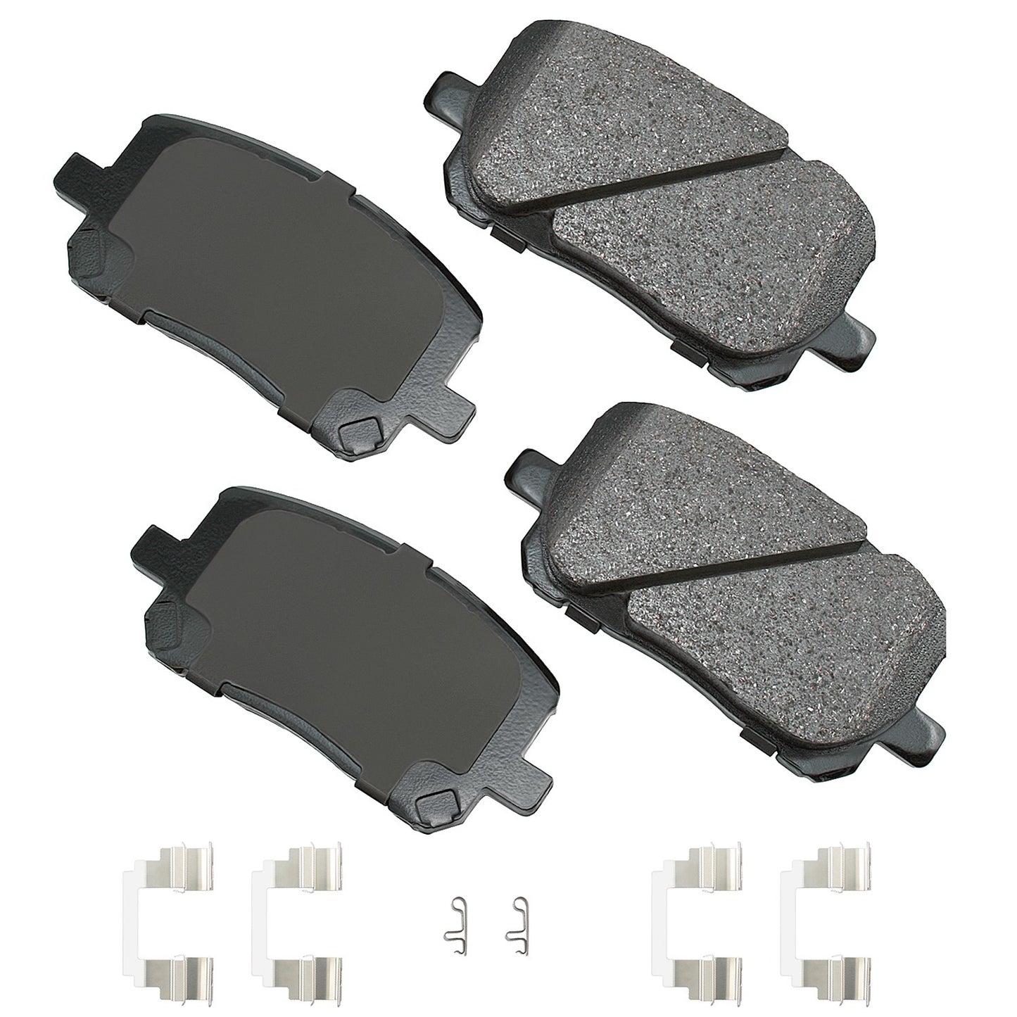 Akebono Brake Corporation Brake Pads - ProAct Ultra-Premium - Front - Pontiac / Toyota 2003-08 - Set of 4