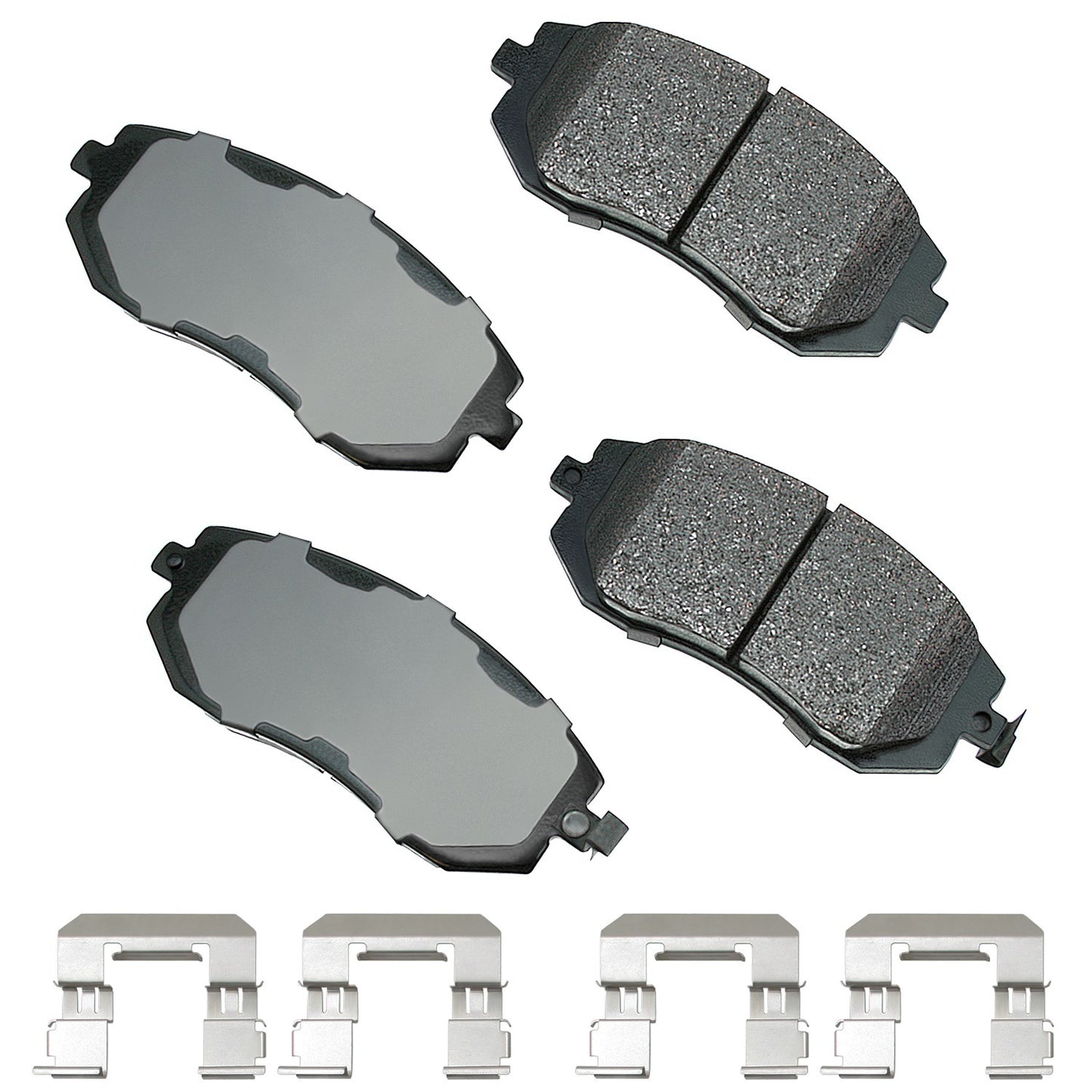 Akebono Brake Corporation Brake Pads - ProAct Ultra-Premium - Front - Subaru / Saab 2002-12 - Set of 4