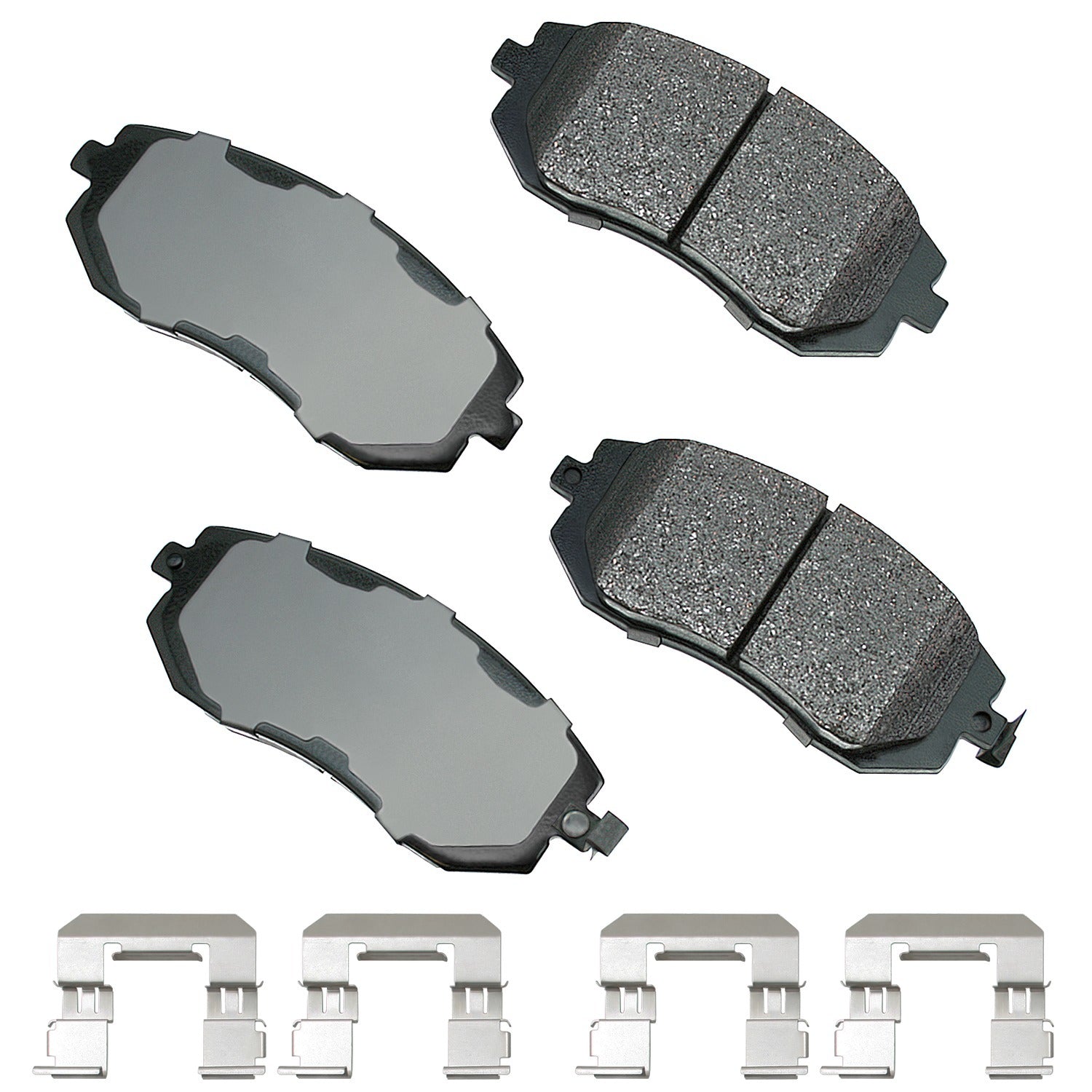 Akebono Brake Corporation Brake Pads - ProAct Ultra-Premium - Front - Subaru / Saab 2002-12 - Set of 4