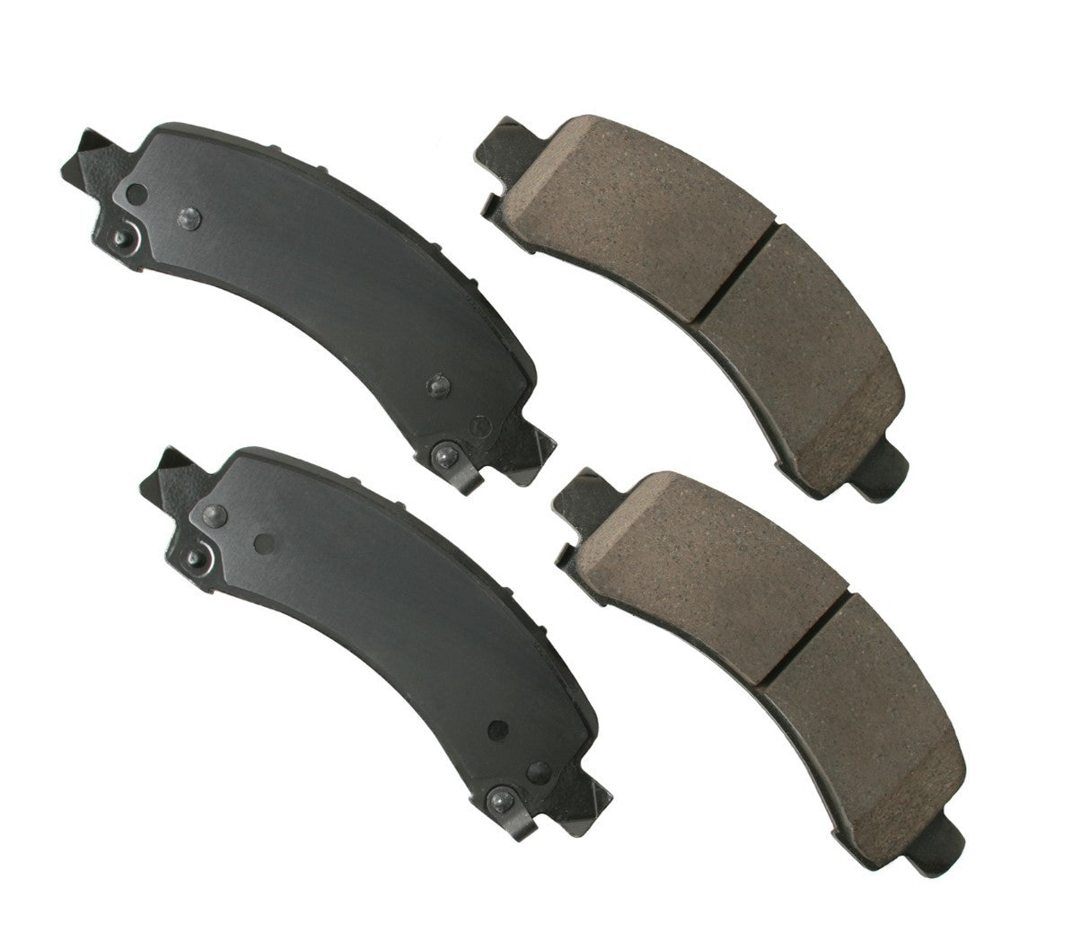 Akebono Brake Corporation Brake Pads - ProAct Ultra-Premium - Rear - Hardware Included - GM Fullsize SUV / Truck / Van