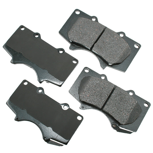 Akebono Brake Corporation Brake Pads - ProAct Ultra-Premium - Front - 16.9 mm Thick - Lexus GX 2003-23 - Set of 4