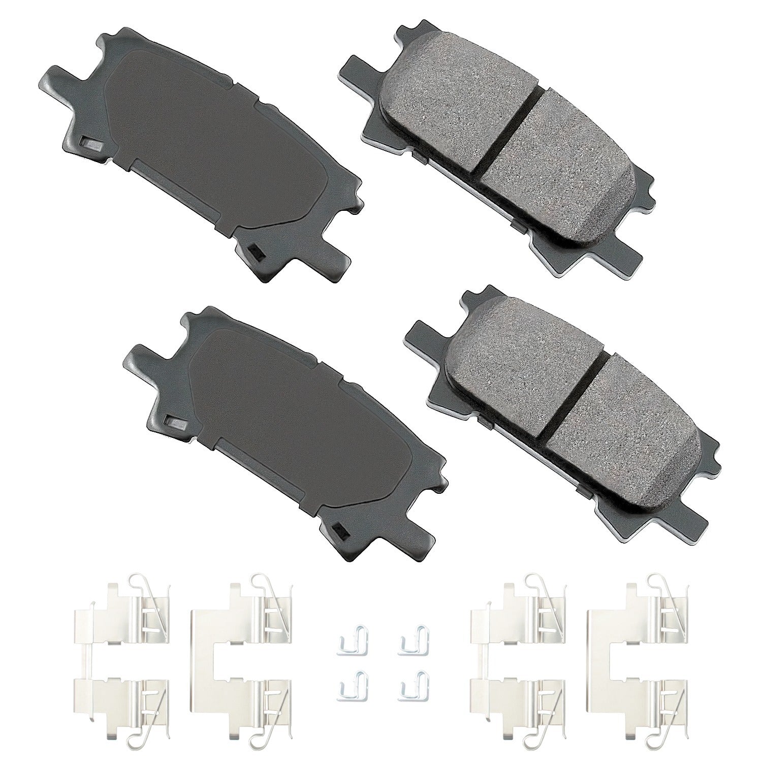 Akebono Brake Corporation Brake Pads - ProAct Ultra-Premium - Front - Lexus RX 2004-09 - Set of 4