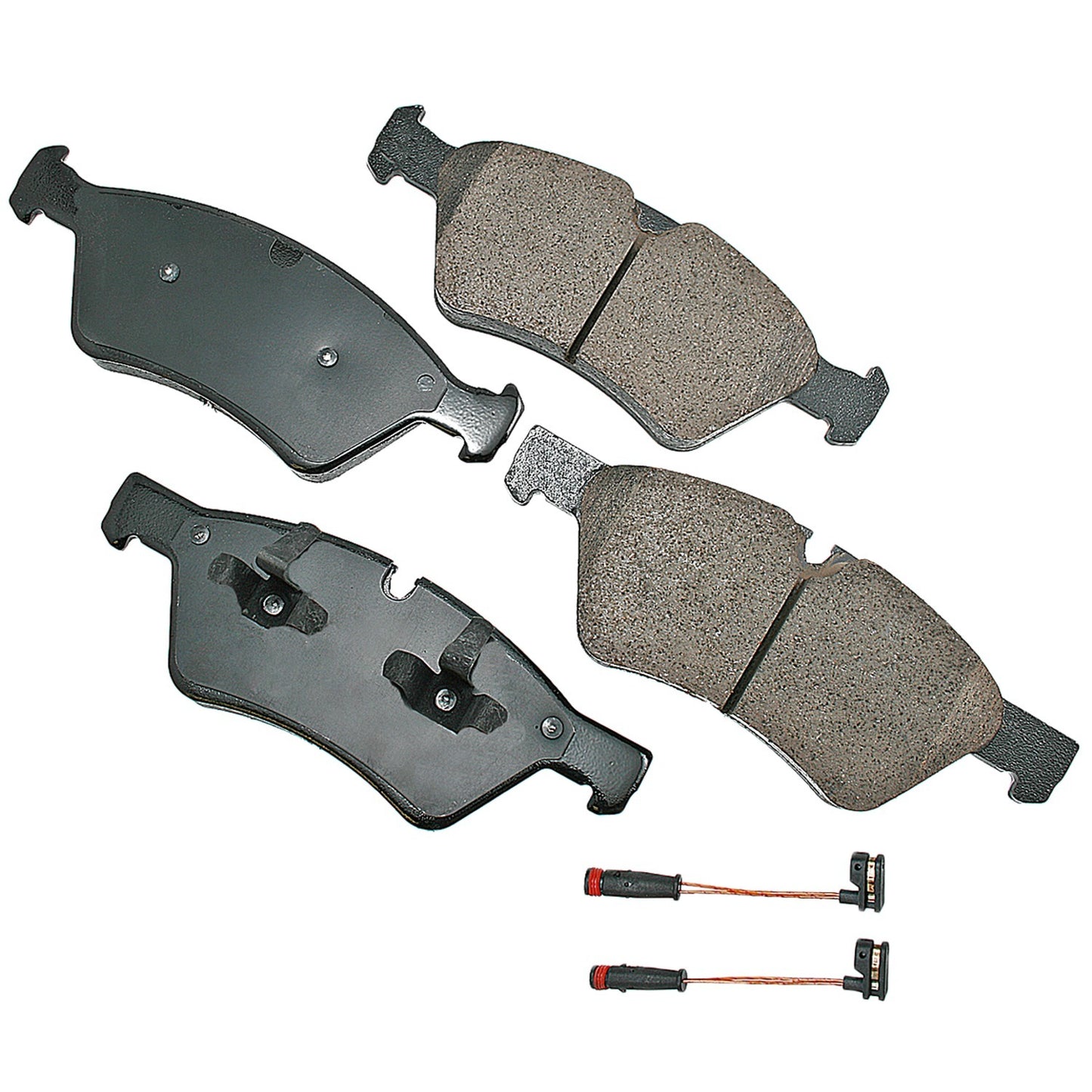 Akebono Brake Corporation Brake Pads - Euro Ultra-Premium - Front - 20.2 mm Thick - Mercedes-Benz 2005-13 - Set of 4