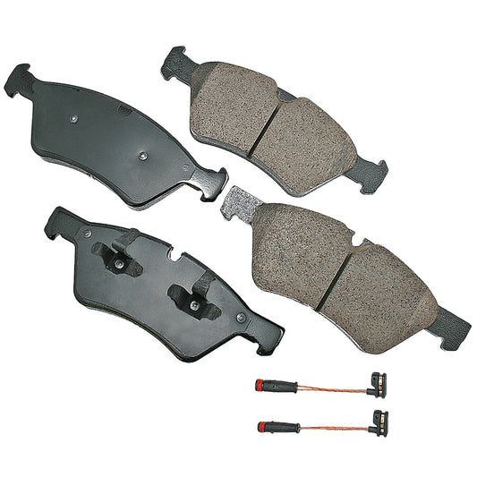 Akebono Brake Corporation Brake Pads - Euro Ultra-Premium - Front - 20.2 mm Thick - Mercedes-Benz 2005-13 - Set of 4
