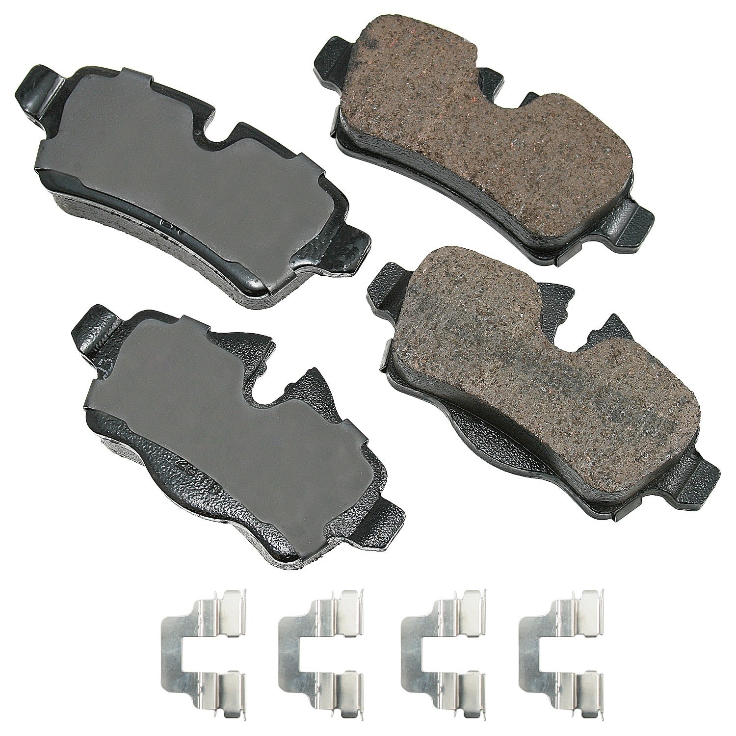 Akebono Brake Corporation Brake Pads - Euro Ultra-Premium - Rear - Mini Cooper 2008-15 - Set of 4