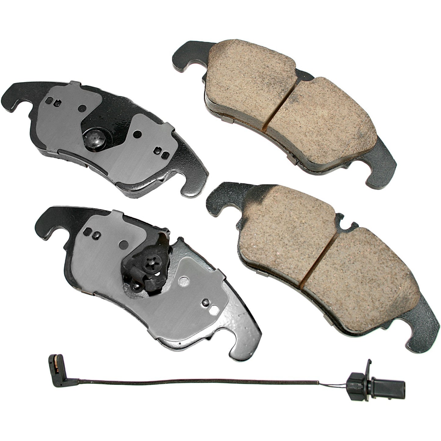 Akebono Brake Corporation Brake Pads - Euro Ultra-Premium - Front - Audi 2008-17 - Set of 4