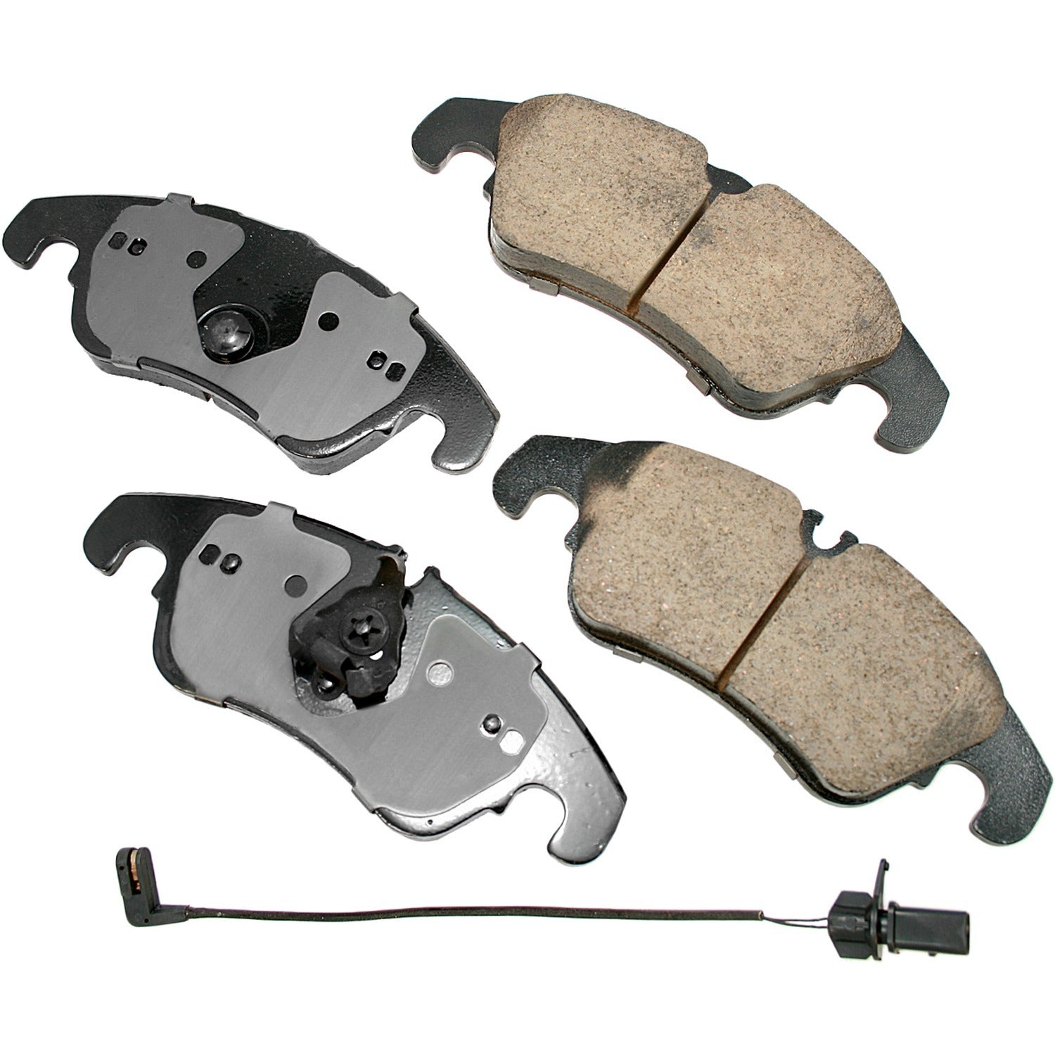 Akebono Brake Corporation Brake Pads - Euro Ultra-Premium - Front - Audi 2008-17 - Set of 4