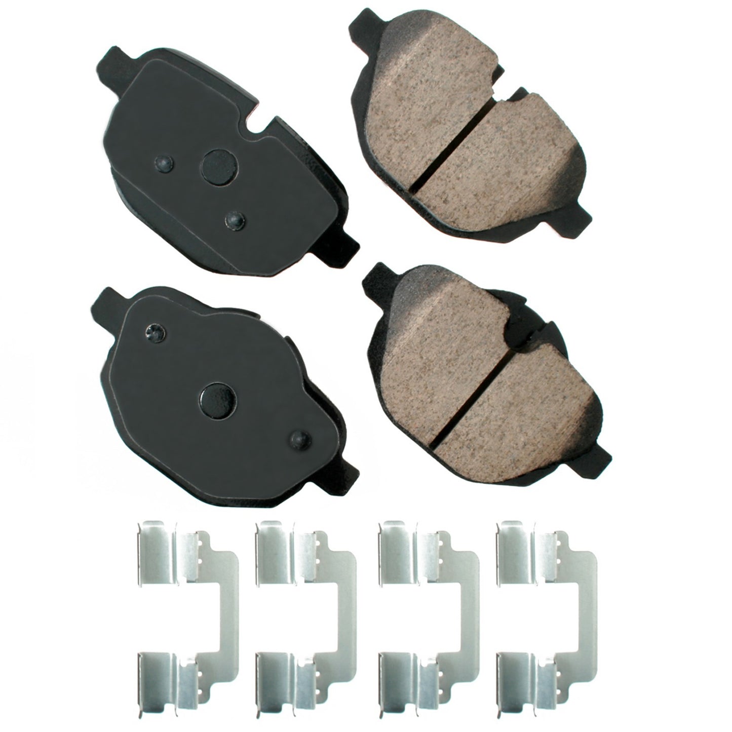 Akebono Brake Corporation Brake Pads - Euro Ultra-Premium - Rear - BMW 2011-2023 - Set of 4