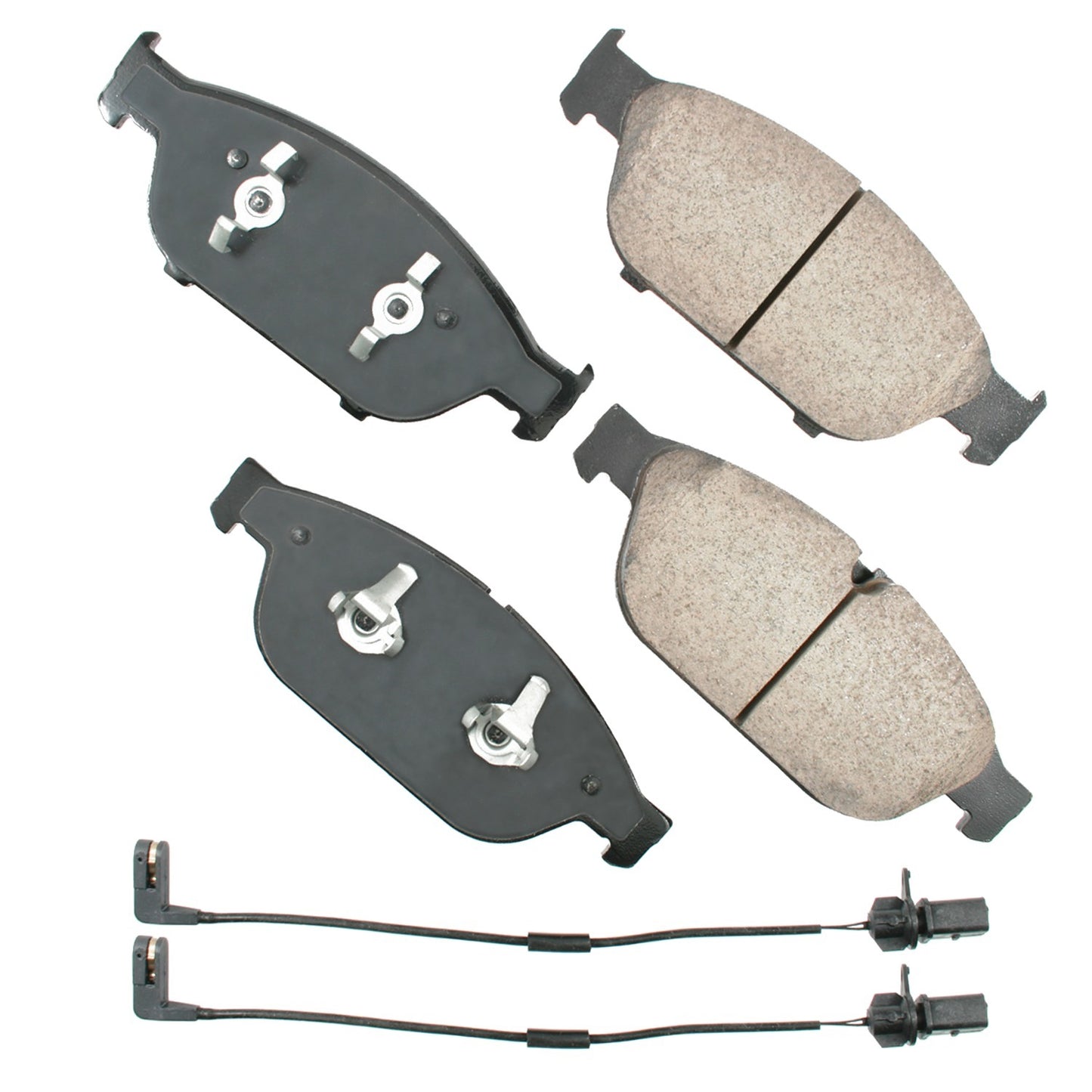 Akebono Brake Corporation Brake Pads - Euro Ultra-Premium - Front - Audi 2011-2018 - Set of 4