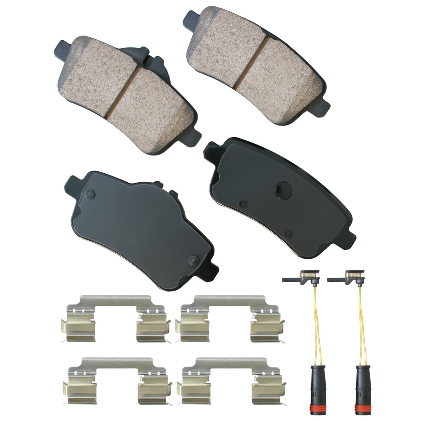 Akebono Brake Corporation Brake Pads - Euro Ultra-Premium - Rear - Mercedes-Benz GL 2013-19 - Set of 4