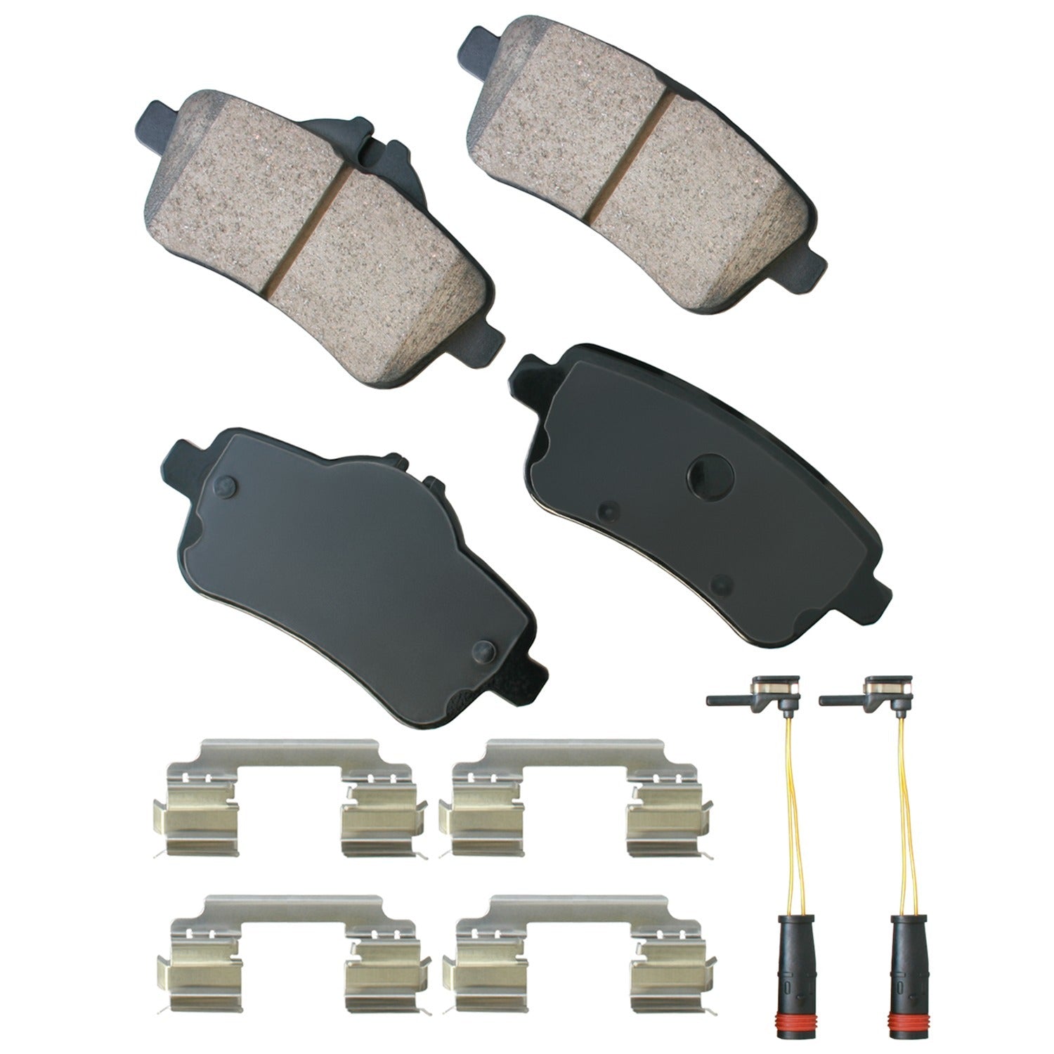 Akebono Brake Corporation Brake Pads - Euro Ultra-Premium - Rear - Mercedes-Benz GL 2013-19 - Set of 4
