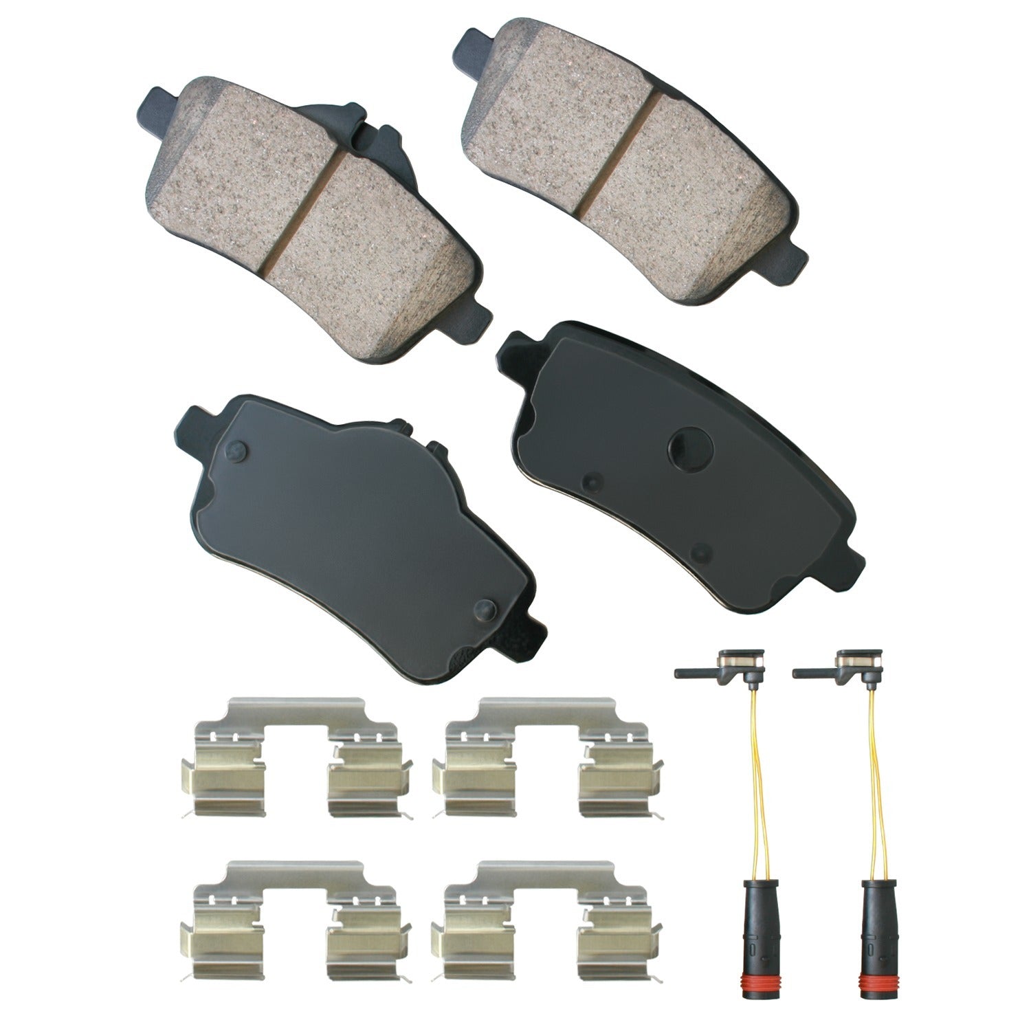 Akebono Brake Corporation Brake Pads - Euro Ultra-Premium - Rear - Mercedes-Benz GLE 2016-19 - Set of 4