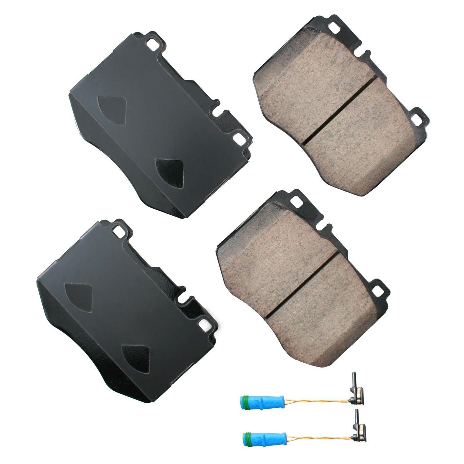Akebono Brake Corporation Brake Pads - Euro Ultra-Premium - Front - Mercedes-Benz C-Class 2015-23 - Set of 4