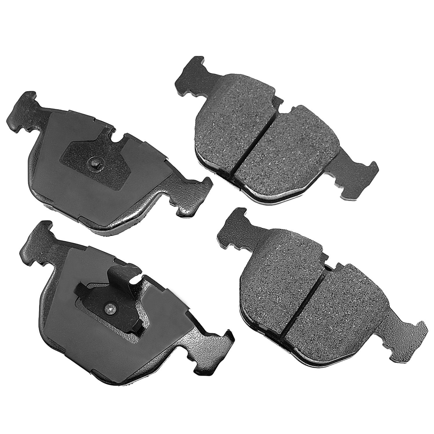 Akebono Brake Corporation Brake Pads - Euro Ultra-Premium - Front - 18.3 mm Thick - BMW 1995-2006 - Set of 4