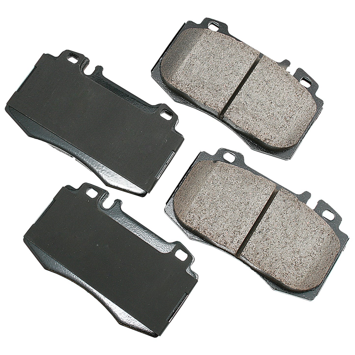 Akebono Brake Corporation Brake Pads - Euro Ultra-Premium - Front - 16 mm Thick - Mercedes-Benz 1999-2012 - Set of 4