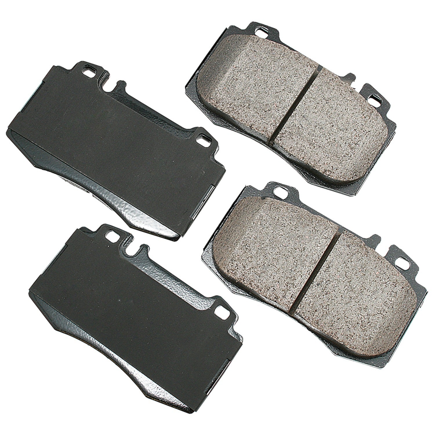 Akebono Brake Corporation Brake Pads - Euro Ultra-Premium - Front - 16 mm Thick - Mercedes-Benz 1999-2012 - Set of 4