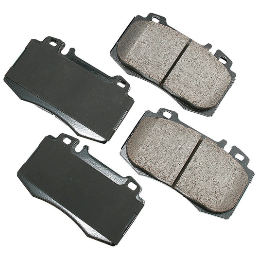 Akebono Brake Corporation Brake Pads - Euro Ultra-Premium - Front - 16 mm Thick - Mercedes-Benz 1999-2012 - Set of 4