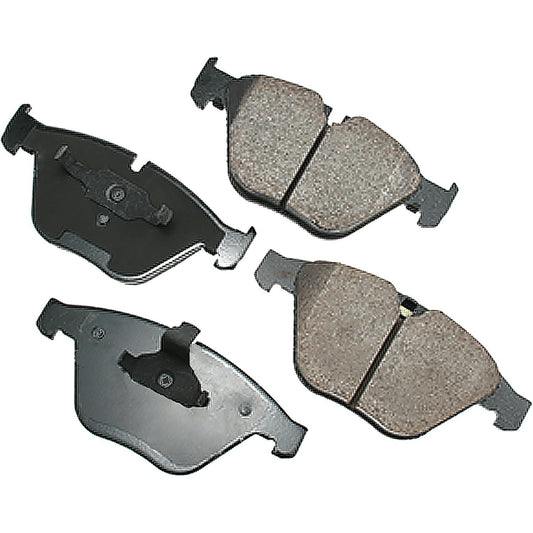Akebono Brake Corporation Brake Pads - Euro Ultra-Premium - Front - 19 mm Thick - BMW 2002-16 - Set of 4