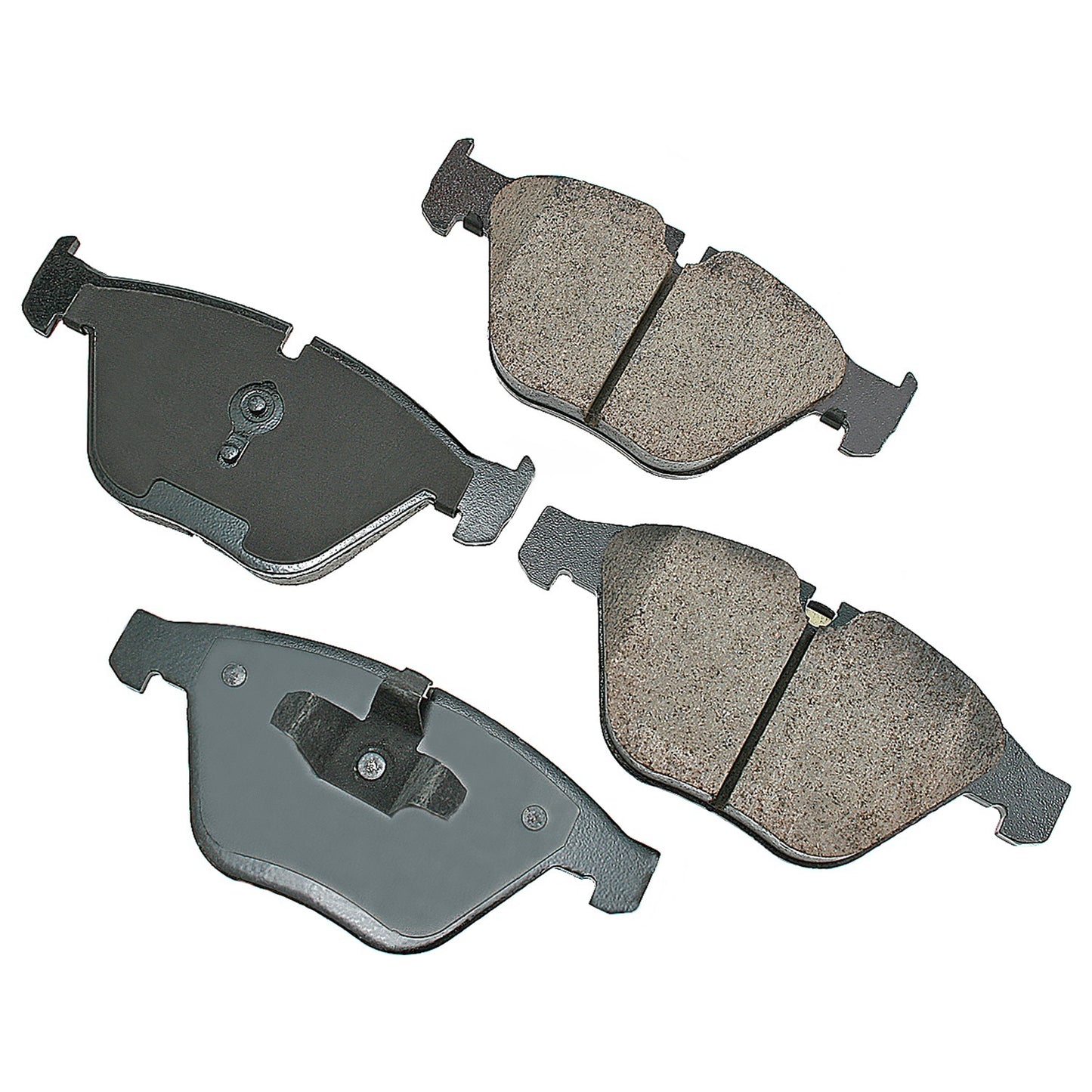 Akebono Brake Corporation Brake Pads - Euro - Front - 19 mm Thick - BMW 2007-2015 - Set of 4