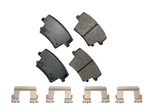 Akebono Brake Corporation Brake Pads - Severe Duty - Rear - Dodge Charger 2006-20 - Set of 4