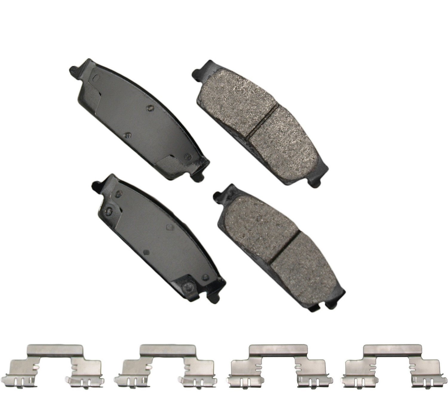 Akebono Brake Corporation Brake Pads - Severe Duty - Rear - GM Fullsize SUV 2007-14 - Set of 4