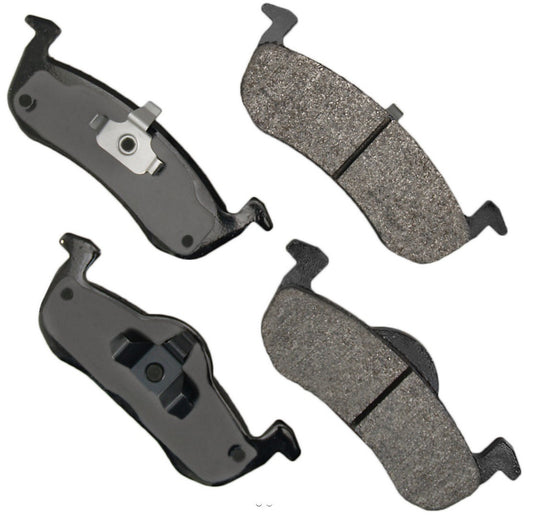 Akebono Brake Corporation Brake Pads - Severe Duty - Rear - Ford Fullsize SUV 2012-17 - Set of 4