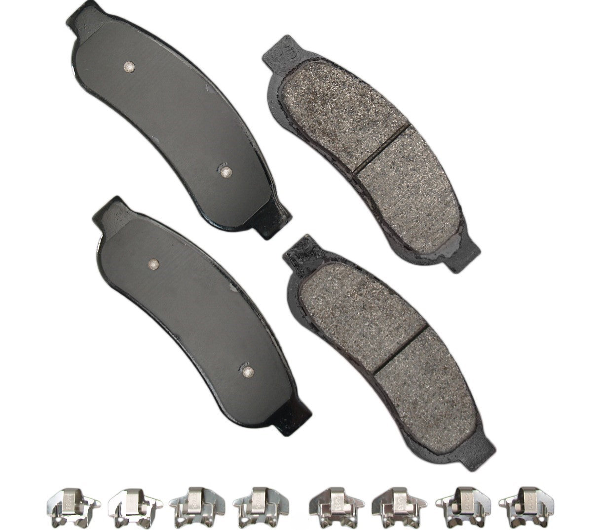 Akebono Brake Corporation Brake Pads - Severe Duty - Rear - Ford Fullsize Truck 2008-12 - Set of 4