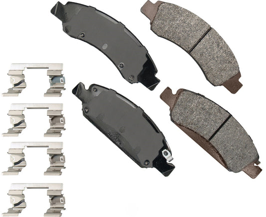 Akebono Brake Corporation Brake Pads - Severe Duty - Front - GM Fullsize SUV 2007-09 / 2015-20 - Set of 4