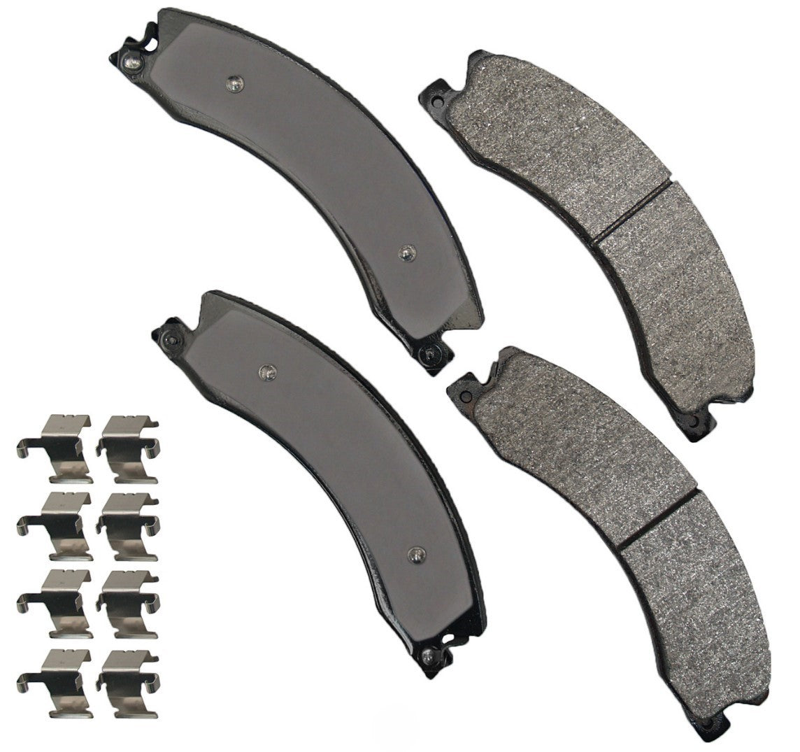 Akebono Brake Corporation Brake Pads - Severe Duty - Front - GM Fullsize Truck / Van 2009-21 - Set of 4