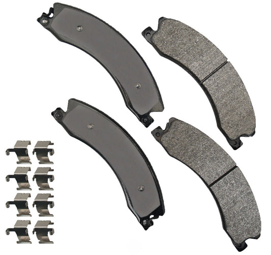 Akebono Brake Corporation Brake Pads - Severe Duty - Front - GM Fullsize Truck / Van 2009-21 - Set of 4
