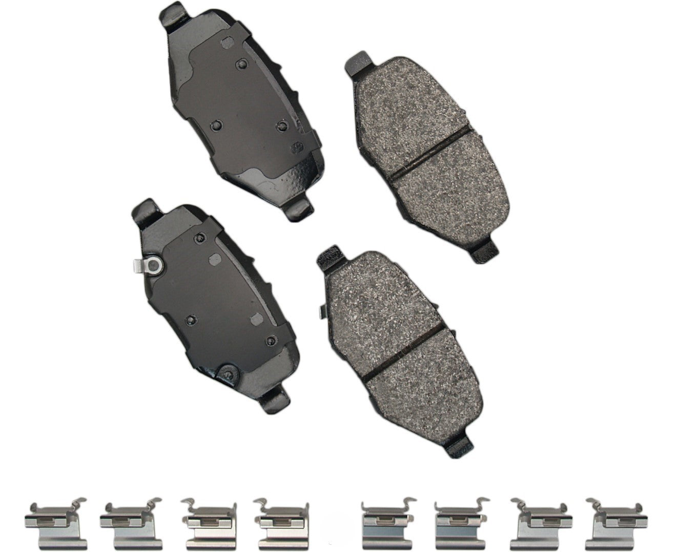 Akebono Brake Corporation Brake Pads - Severe Duty - Rear - Ford Fullsize Car / SUV 2013-19 - Set of 4