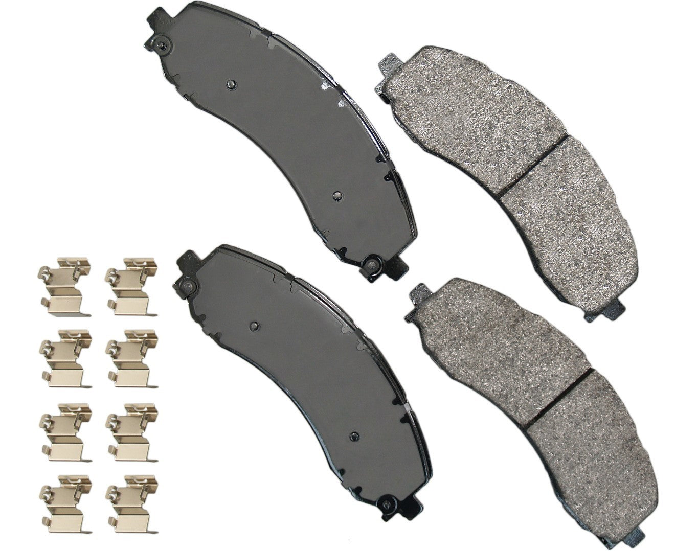 Akebono Brake Corporation Brake Pads - Severe Duty - Front - Ram Fullsize Truck 2019-24 - Set of 4